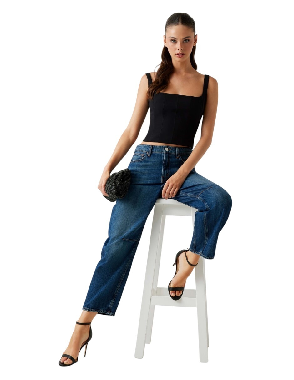 Jeans amplio para mujer 5
