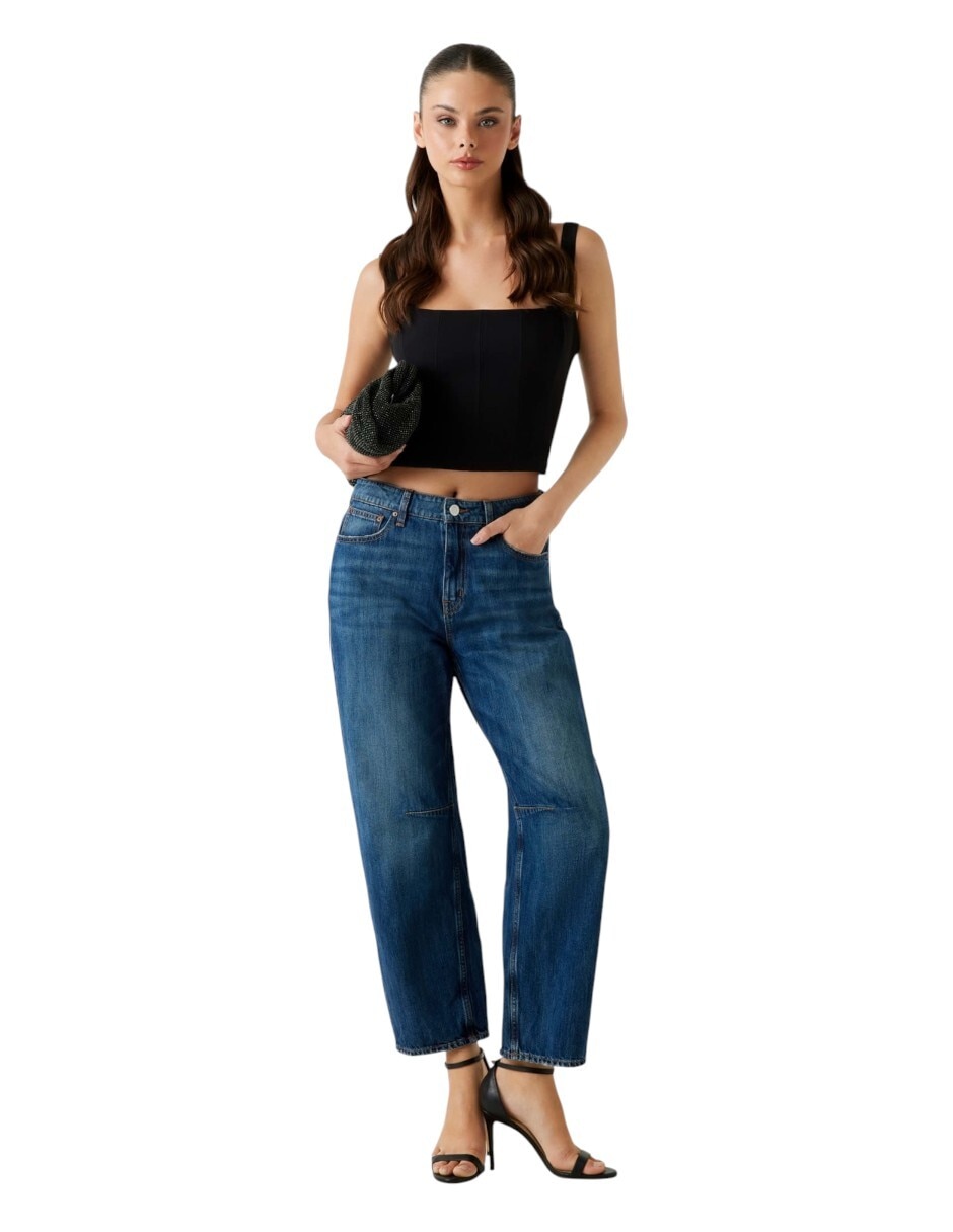 Jeans amplio para mujer