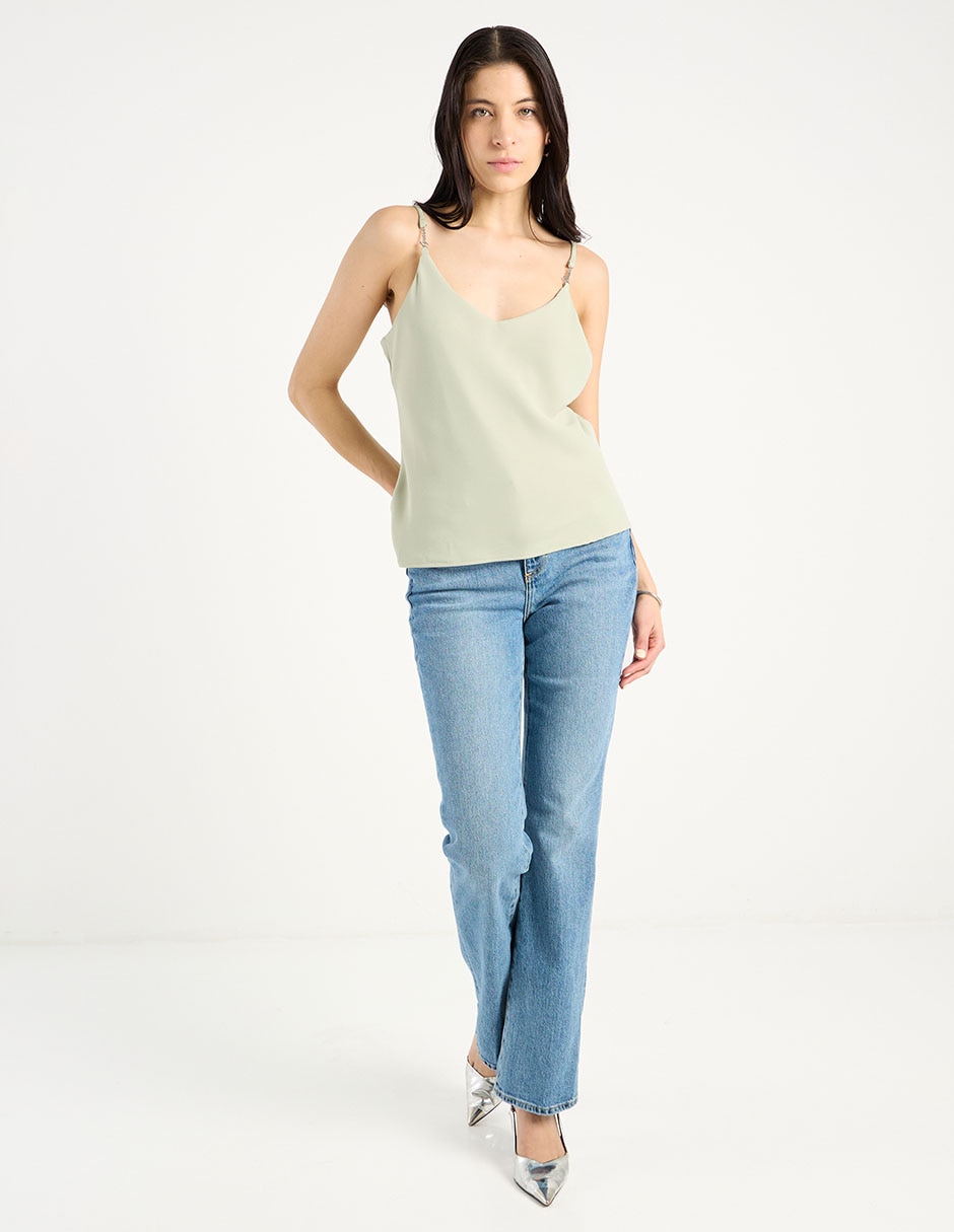 Jeans straight para mujer 4