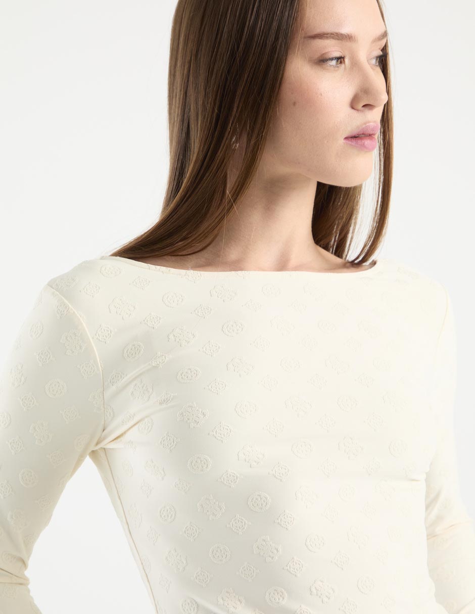 Top Guess cuello ojal
