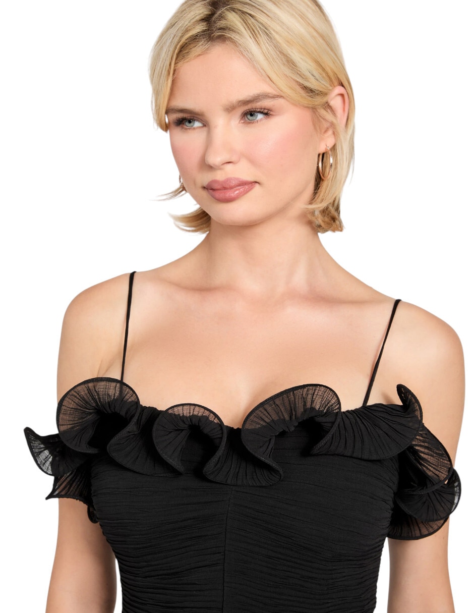 Vestido midi casual ho25 para mujer 3