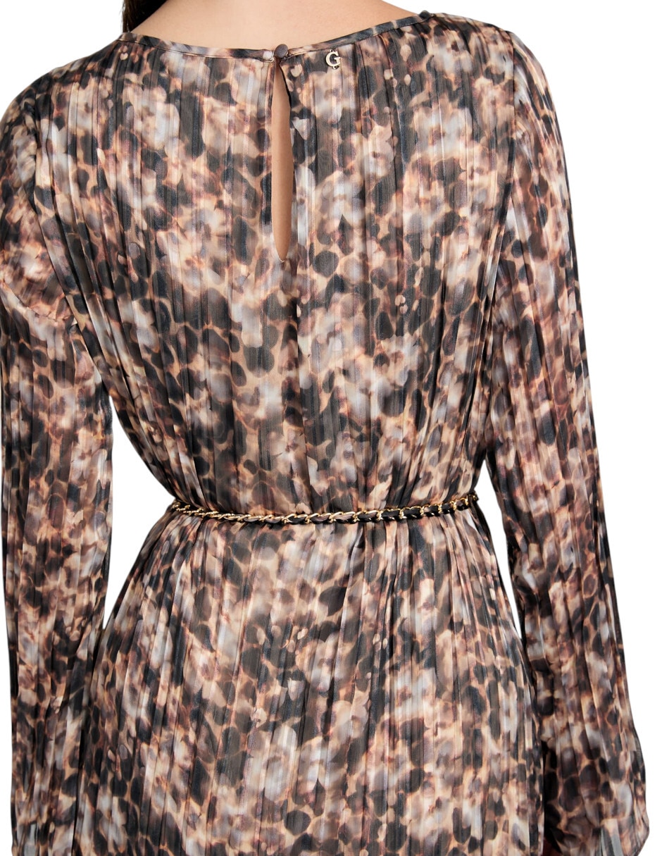 Vestido a la rodilla casual para mujer