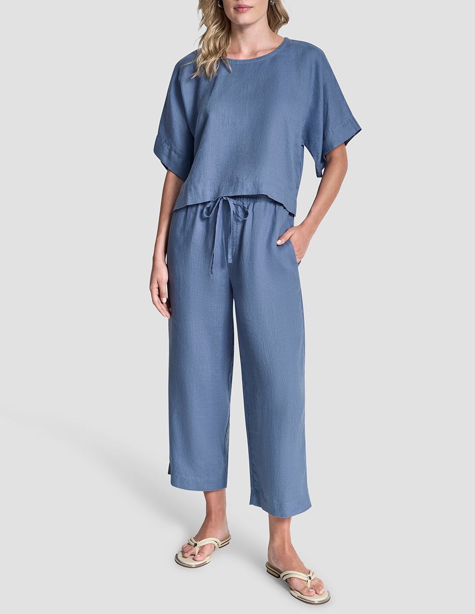 Blusa Dkny manga al codo para mujer 9