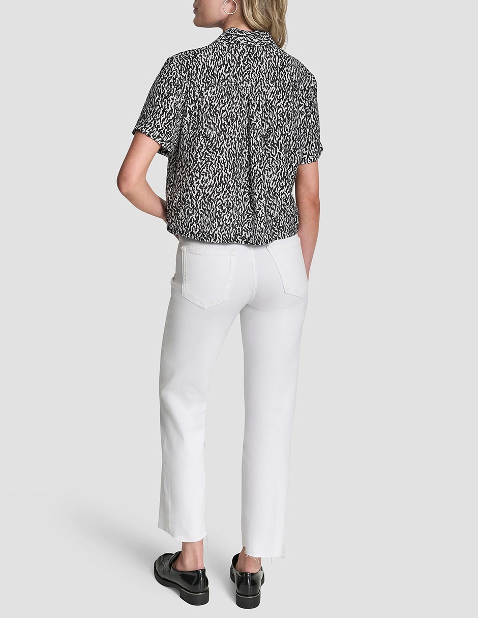 Blusa manga corta para mujer 6
