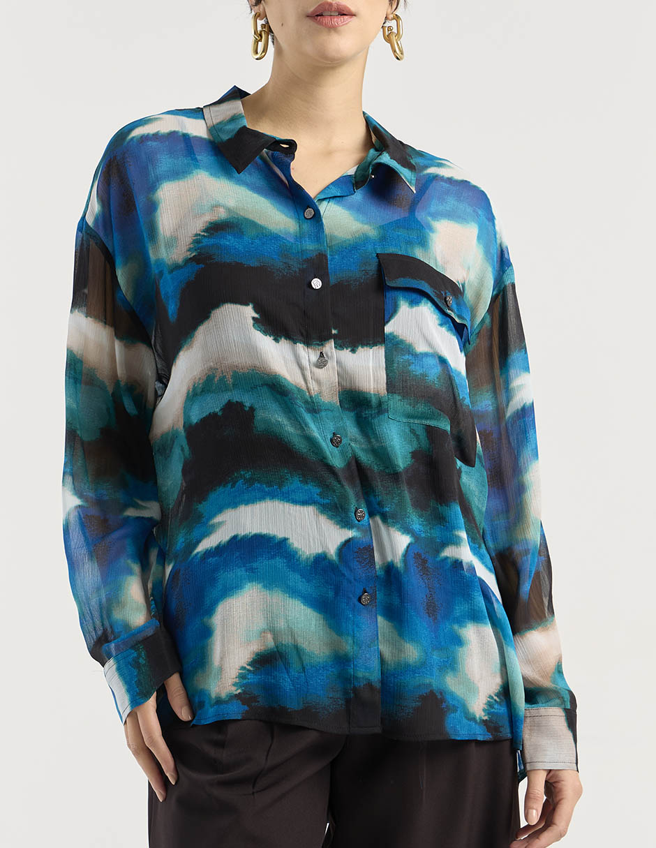 Blusa manga larga para mujer 13