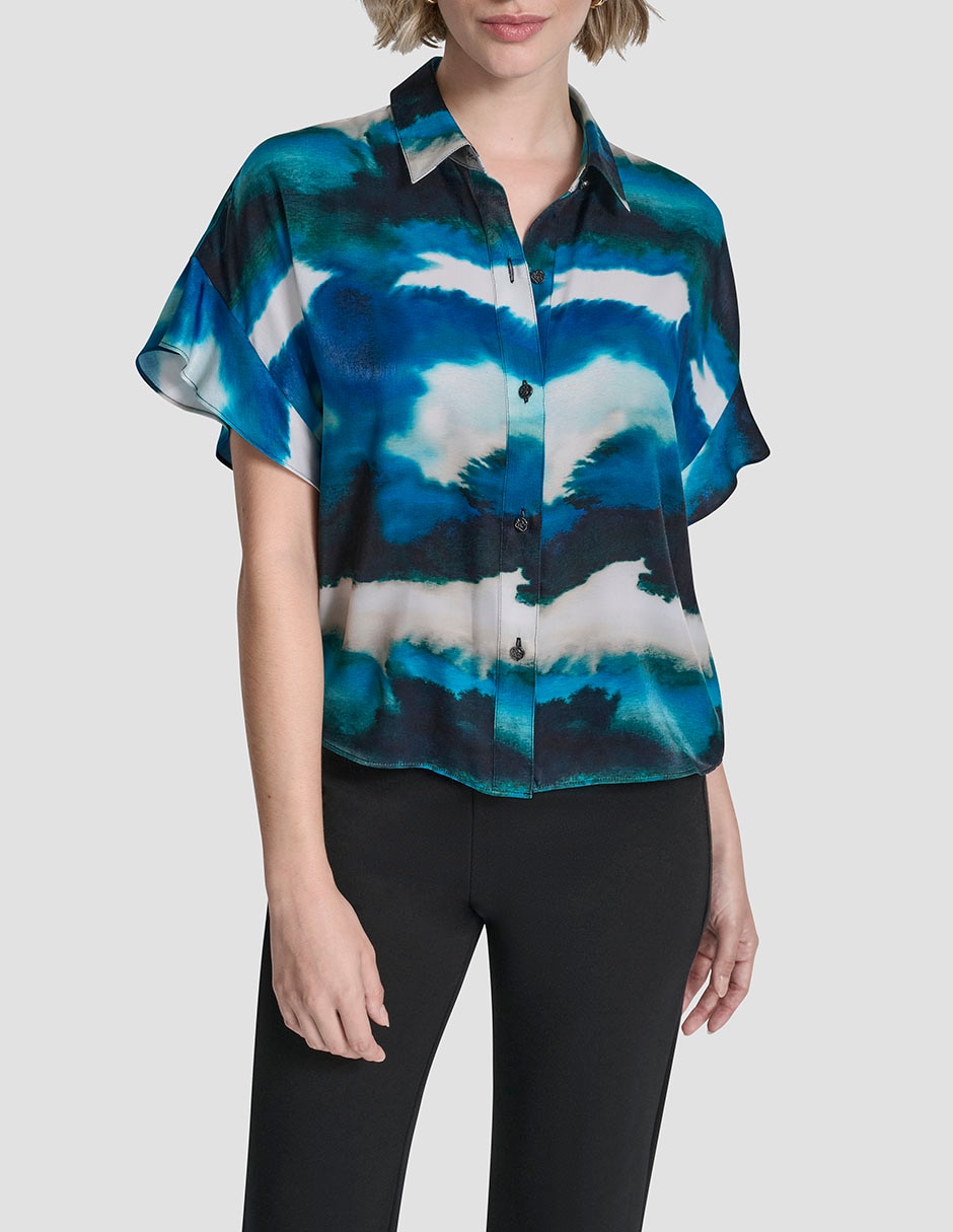 Blusa manga corta para mujer 1