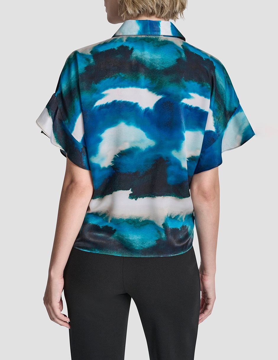 Blusa manga corta para mujer 7