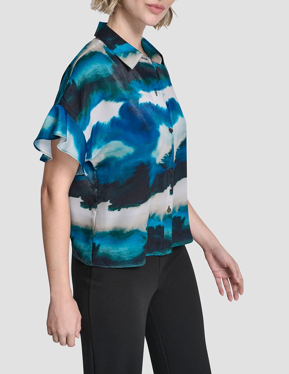 Blusa manga corta para mujer 9
