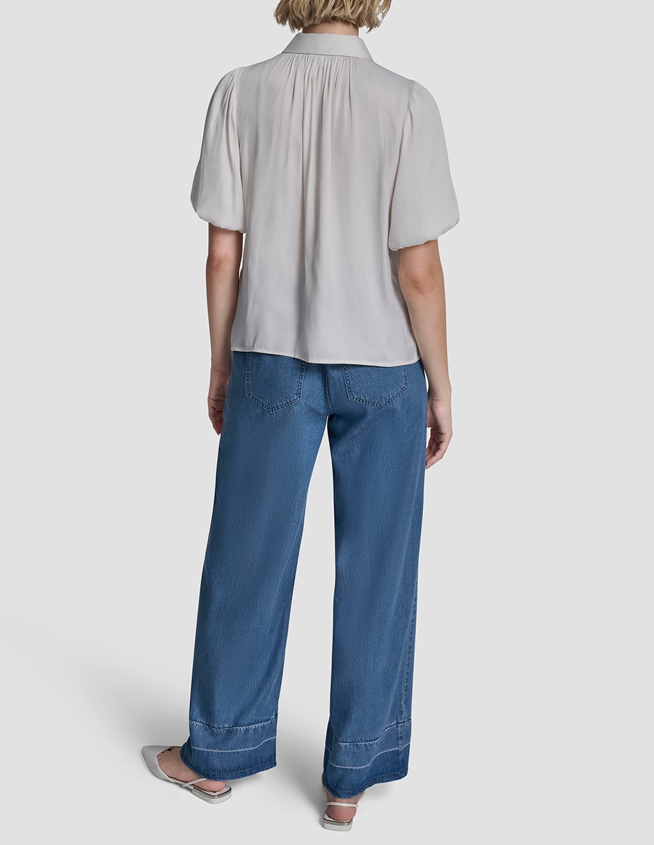 Blusa manga corta para mujer 8