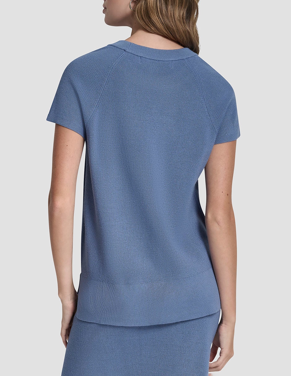 Blusa manga corta para mujer 8
