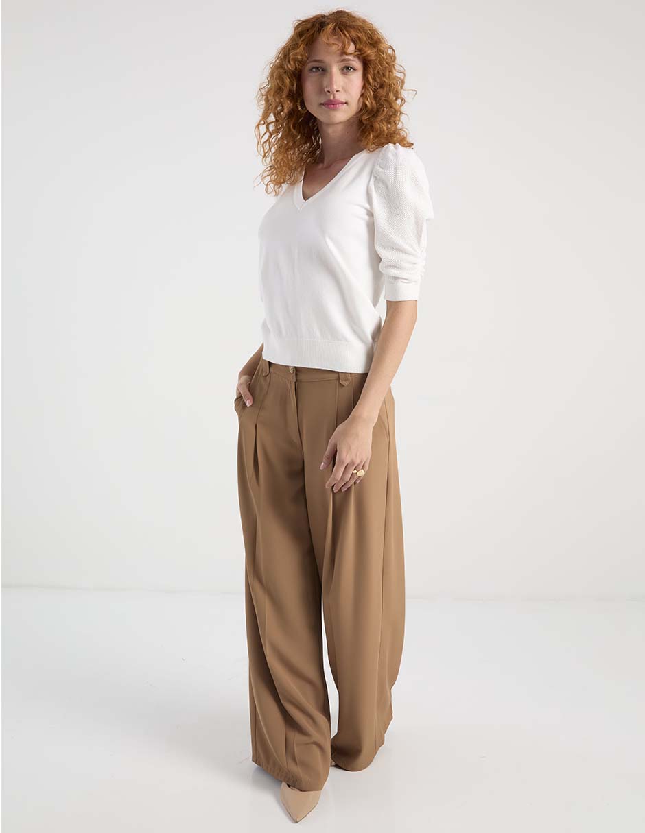 Blusa manga al codo para mujer 8
