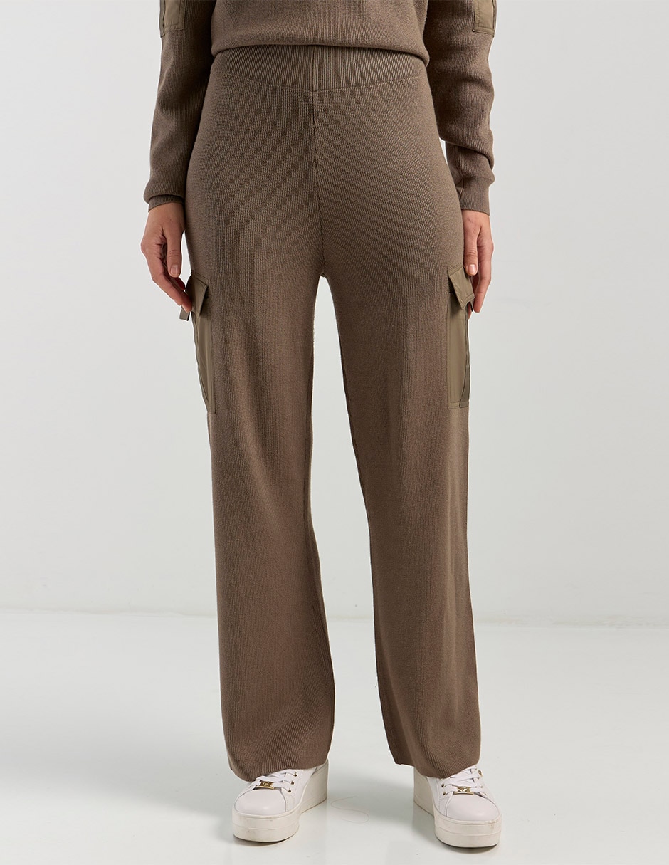 Pantalón cargo amplio para mujer