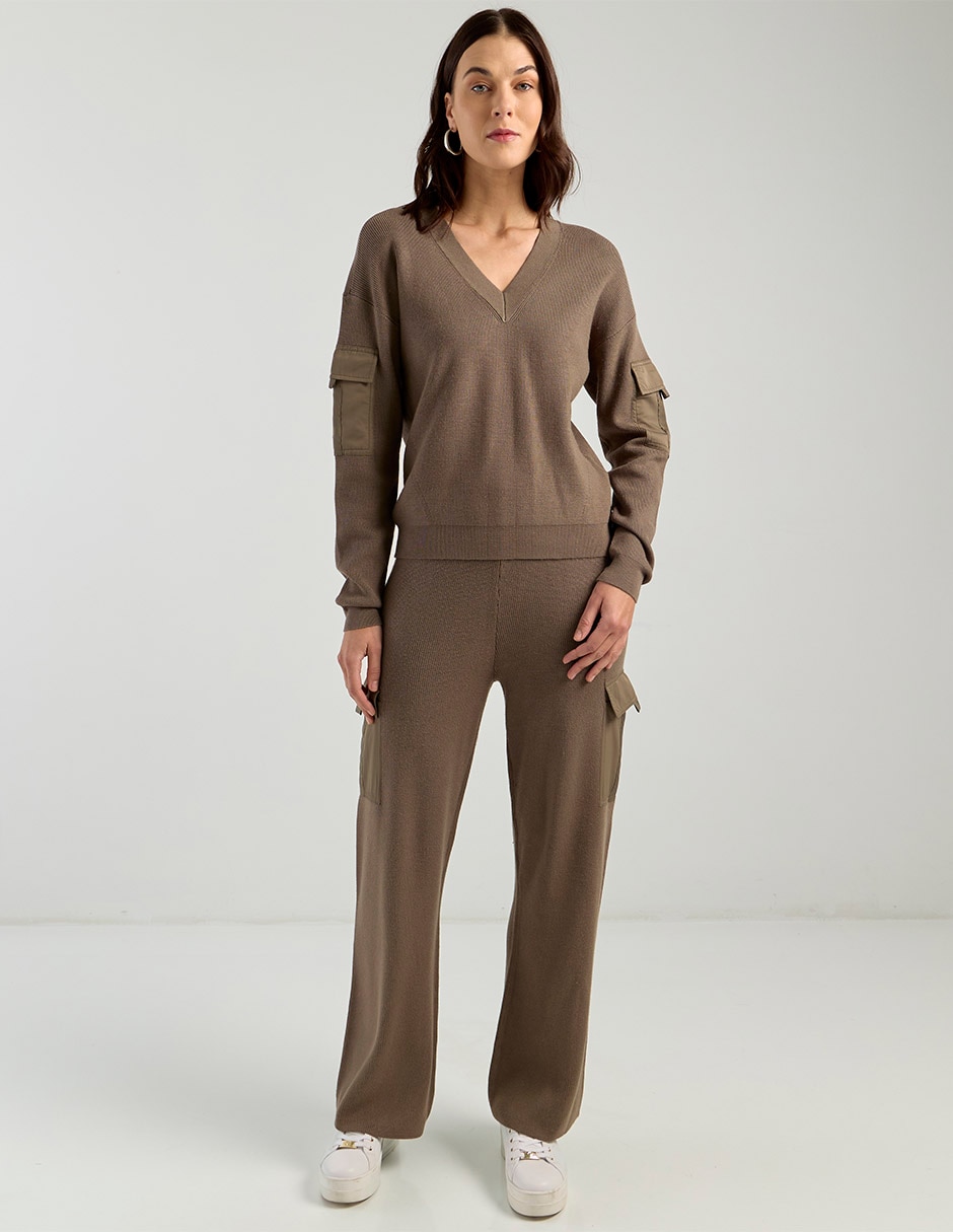 Pantalón cargo amplio para mujer 3