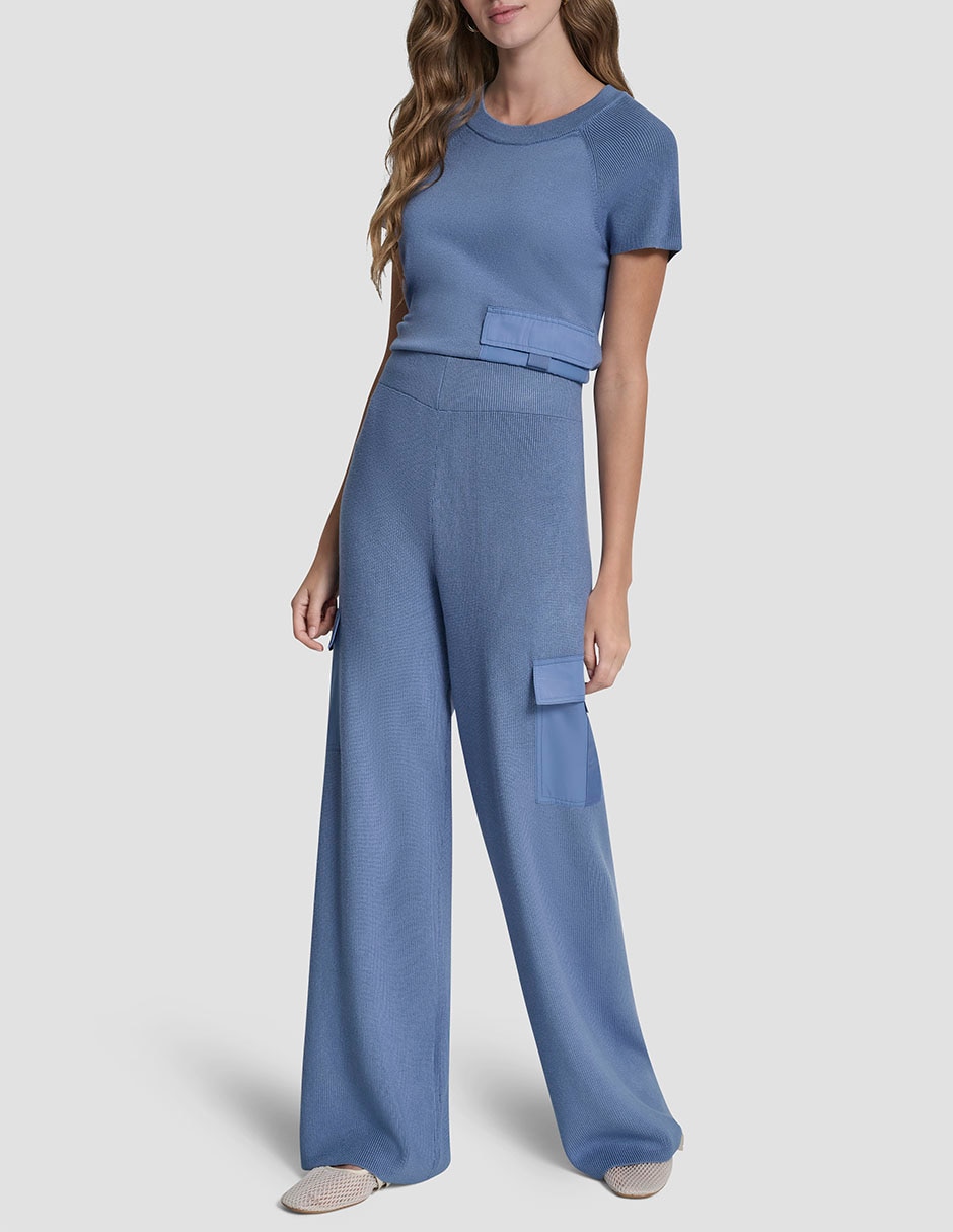 Pantalón cargo flare para mujer 6