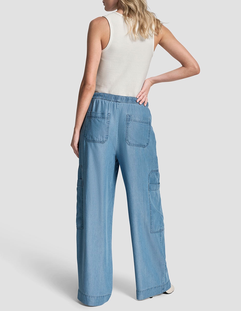 Pantalón cargo amplio para mujer 5