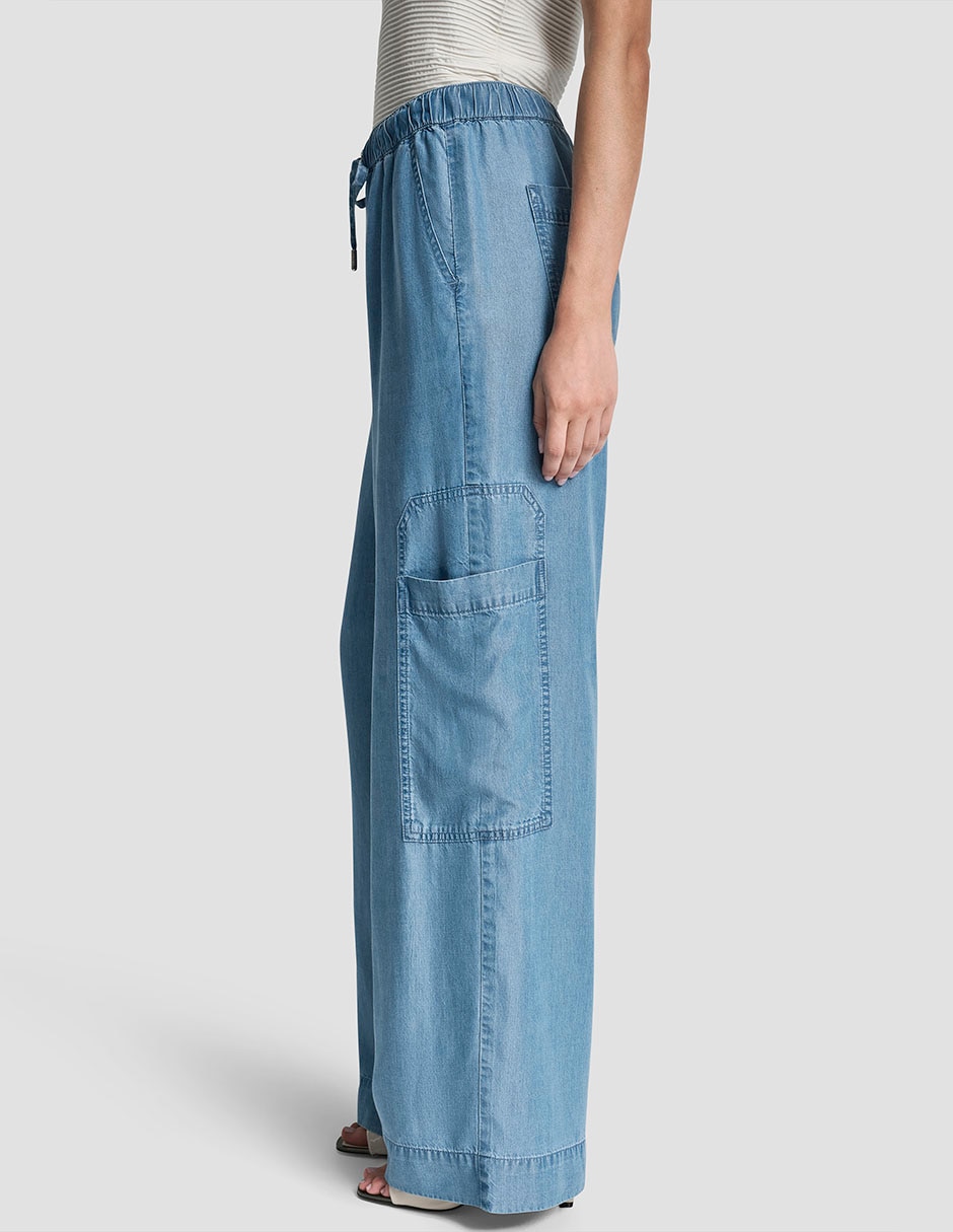 Pantalón cargo amplio para mujer 3