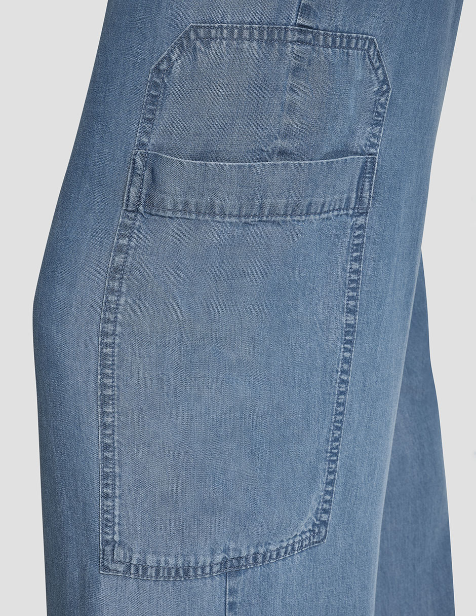 Pantalón cargo amplio para mujer 2