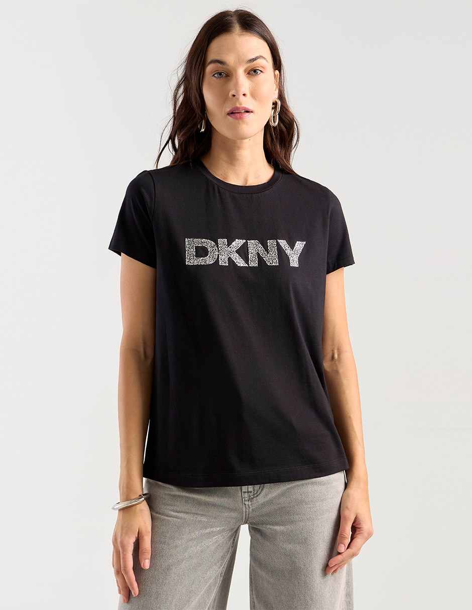 Playera manga corta cuello redondo para mujer Playera manga corta cuello redondo para mujer