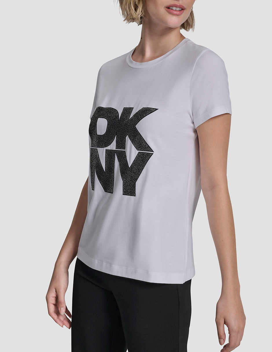 Playera manga corta cuello redondo para mujer 3