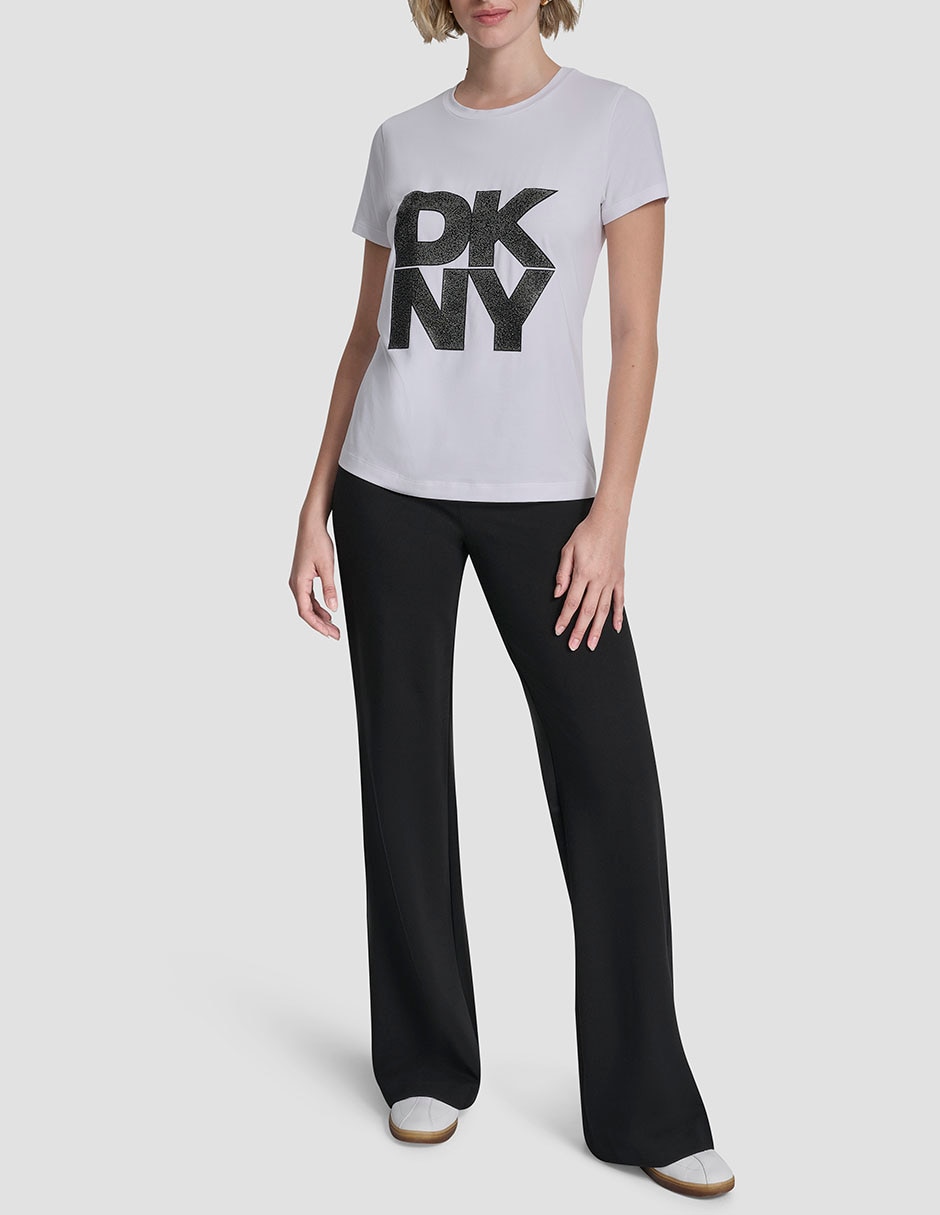 Playera manga corta cuello redondo para mujer 5