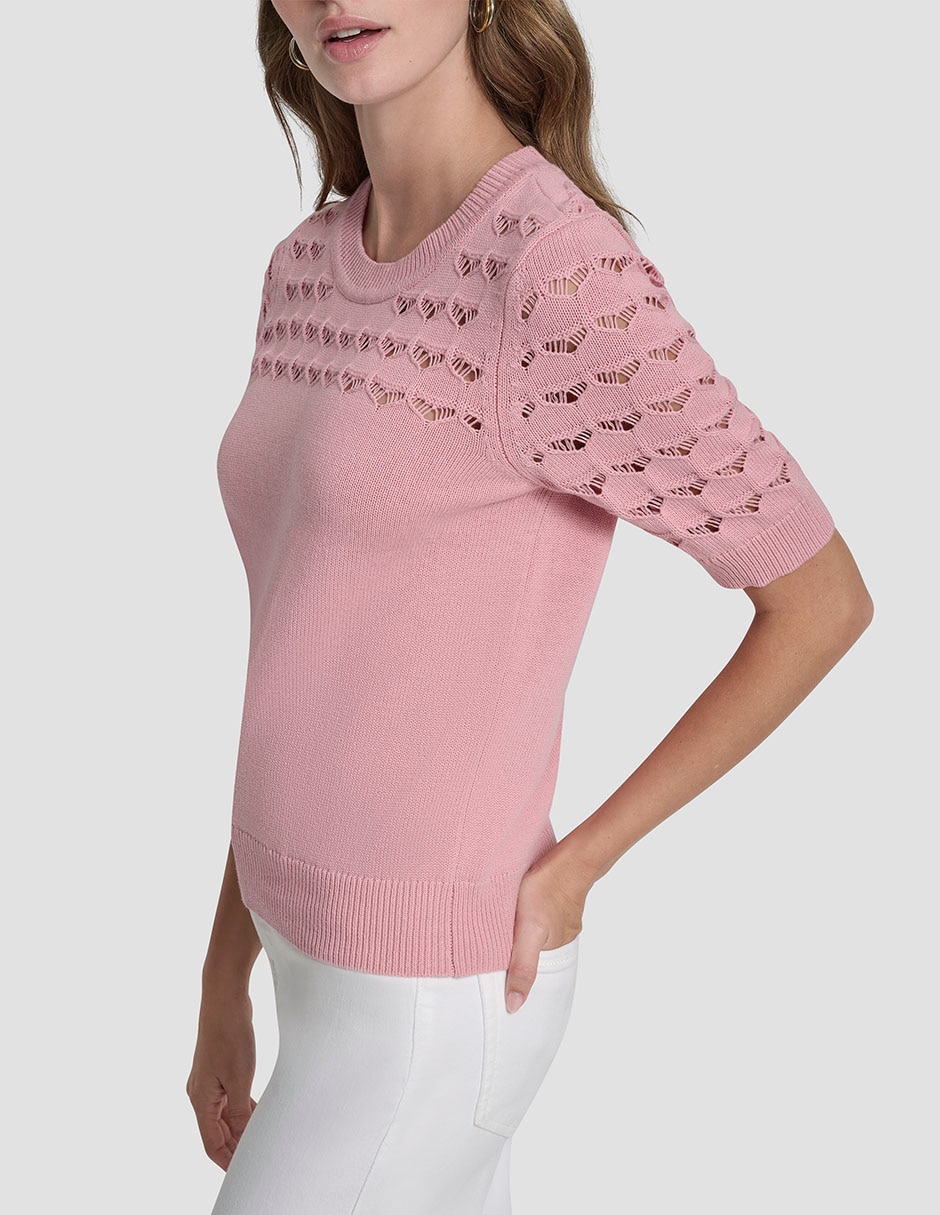 Suéter cuello redondo para mujer 3