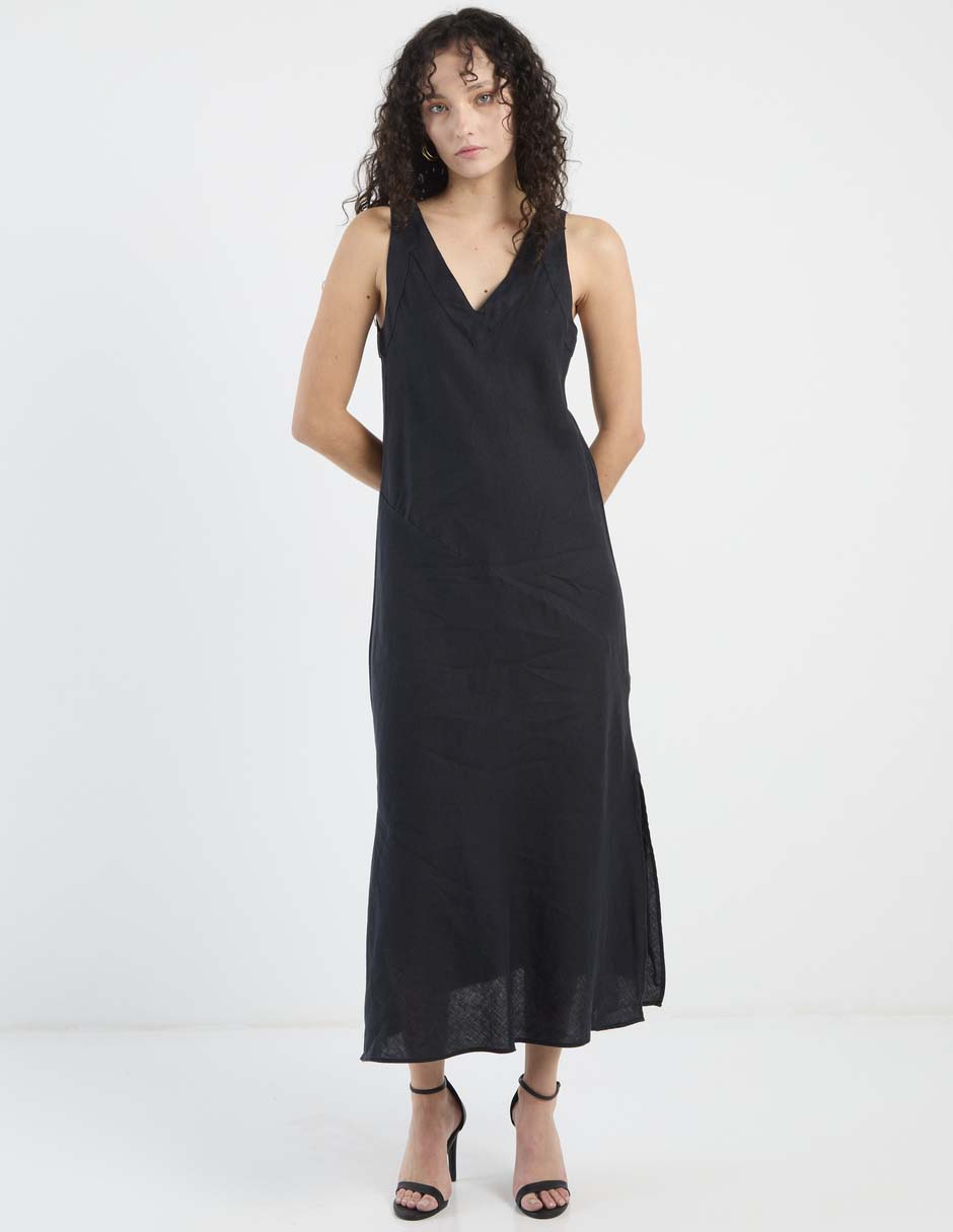 Vestido largo casual Dkny para mujer