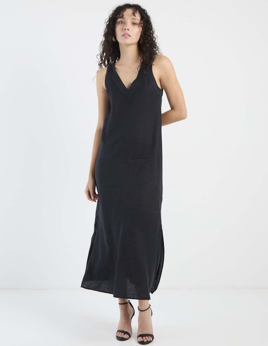 Vestido largo casual Dkny para mujer