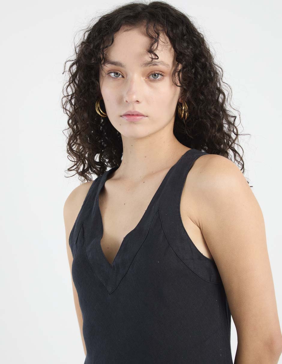 Vestido largo casual Dkny para mujer