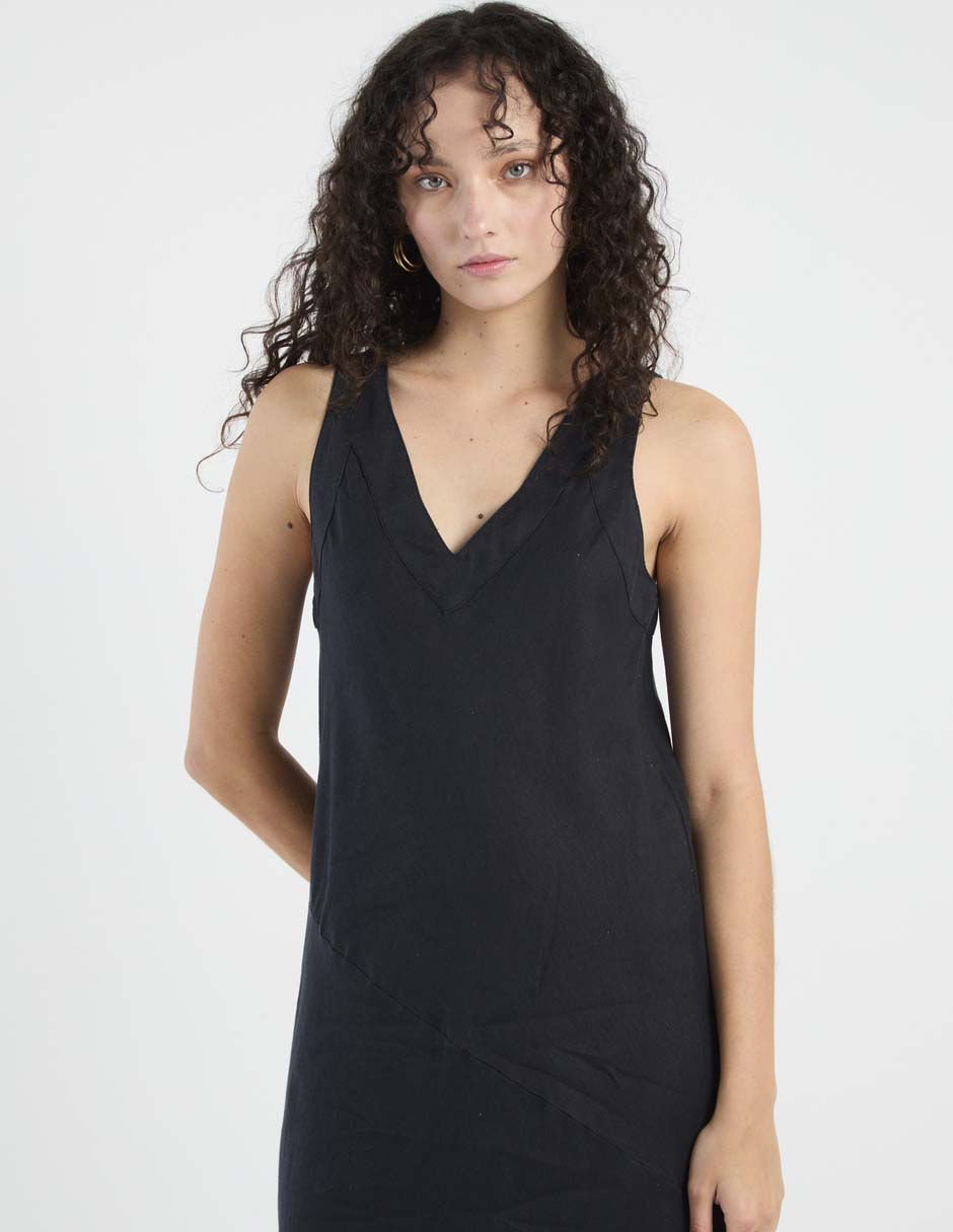 Vestido largo casual Dkny para mujer