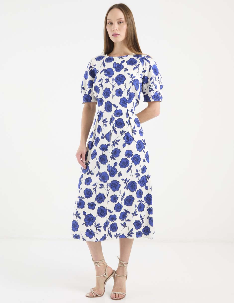 Vestido midi casual para mujer Vestido midi casual para mujer