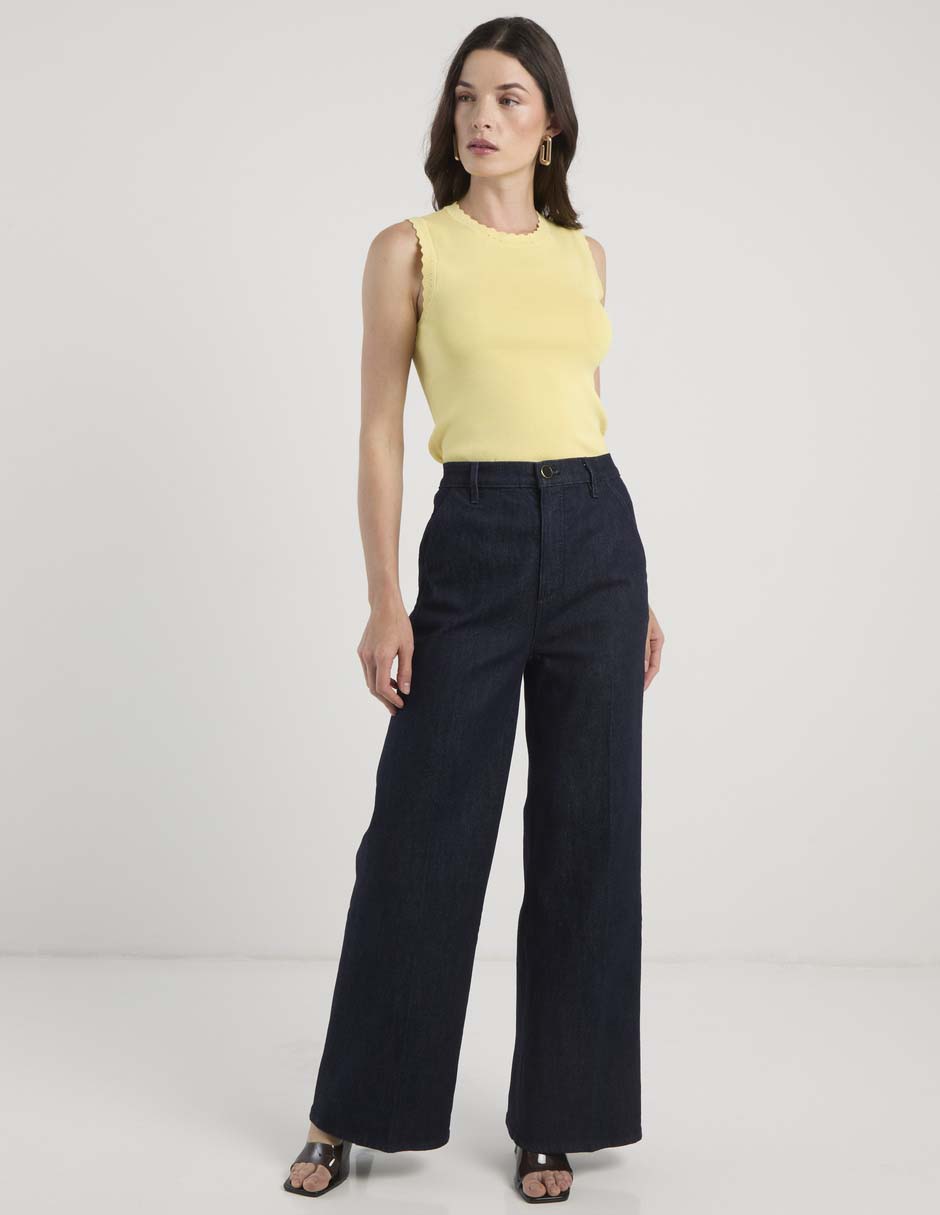 Jeans relaxed amplio para mujer 2