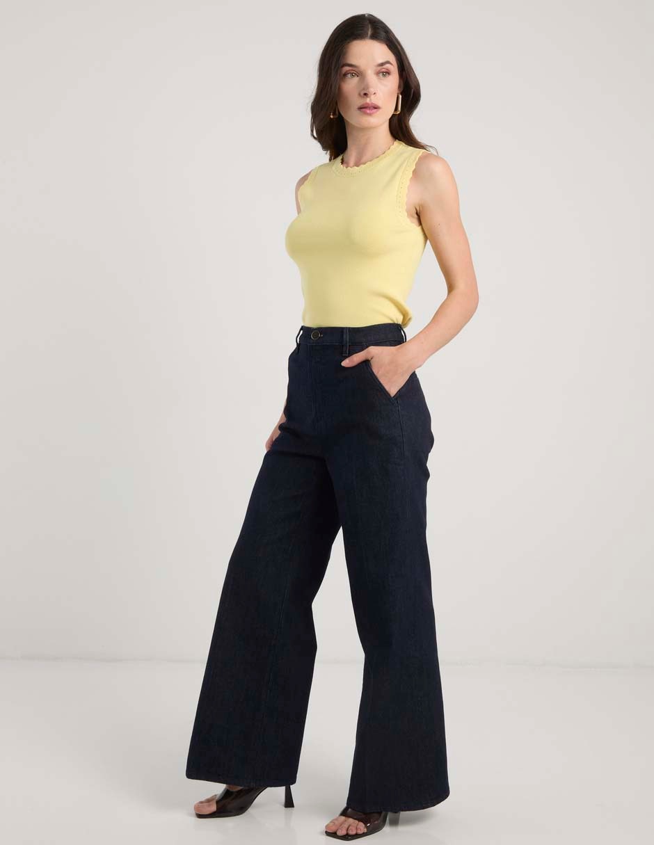 Jeans relaxed amplio para mujer 3