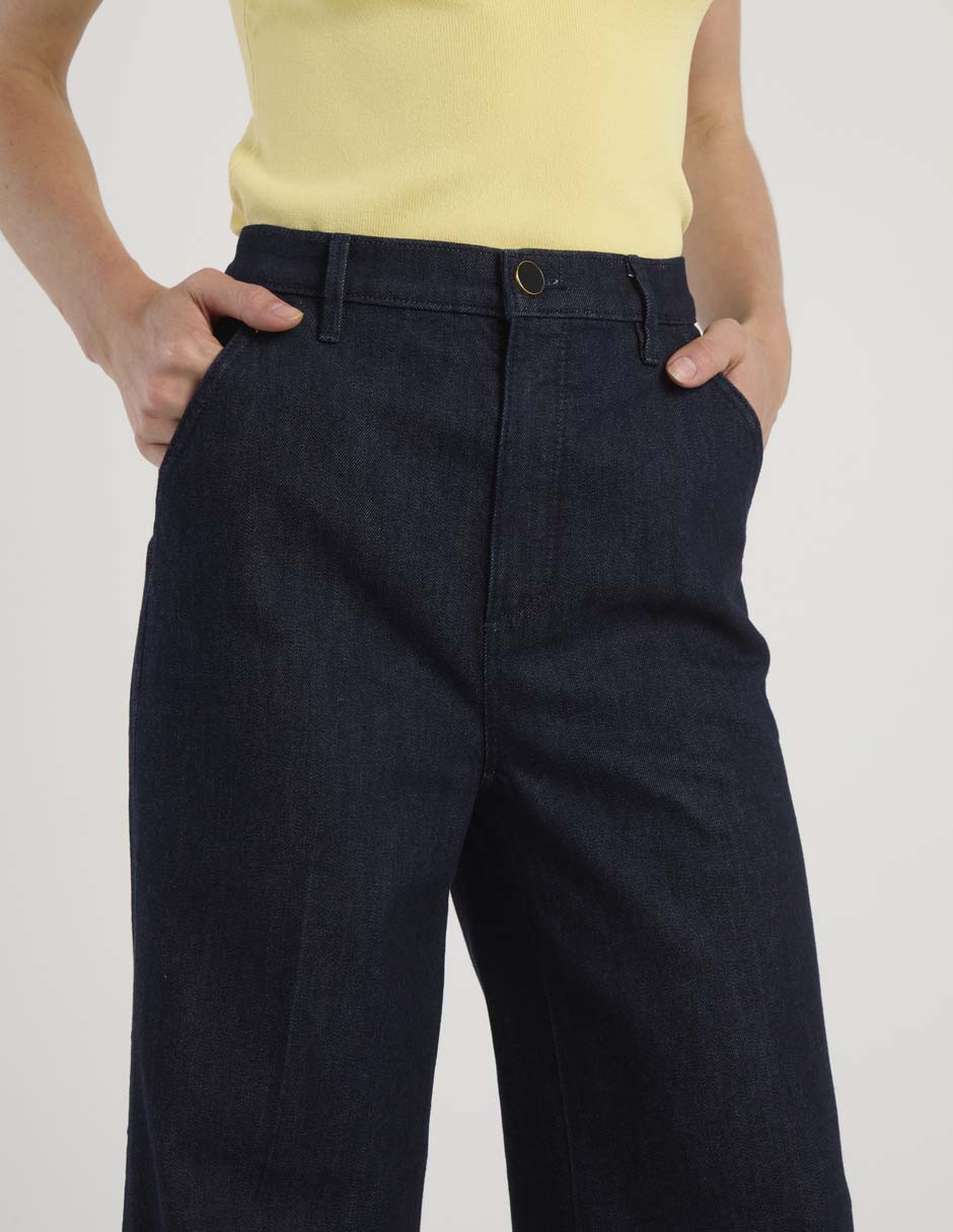 Jeans relaxed amplio para mujer 4
