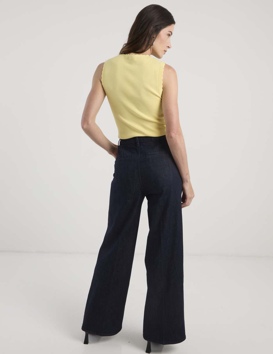 Jeans relaxed amplio para mujer 6