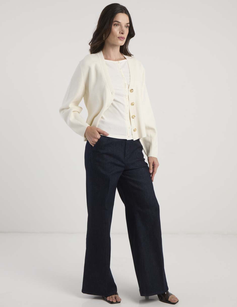 Suéter ann taylor cuello v para mujer
