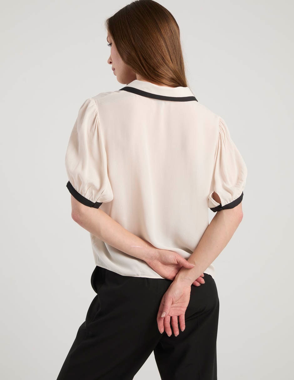 Blusa manga corta para mujer 11
