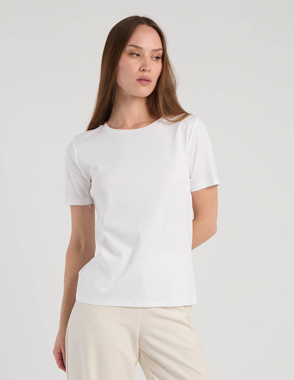 Blusa manga corta para mujer 7