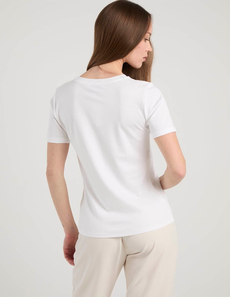 Blusa manga corta para mujer 11