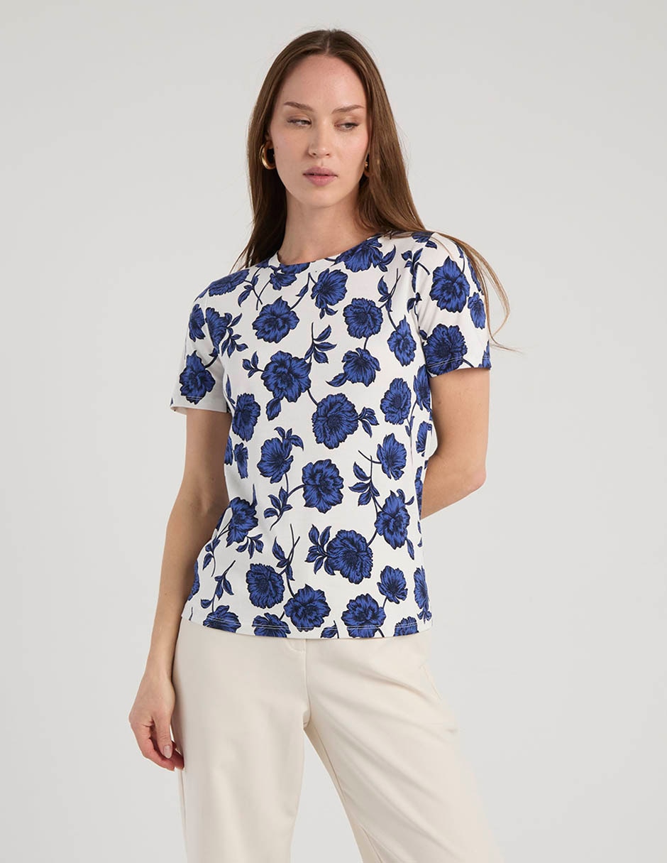 Blusa manga corta para mujer 7