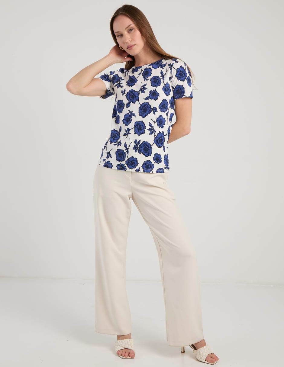 Blusa manga corta para mujer 8