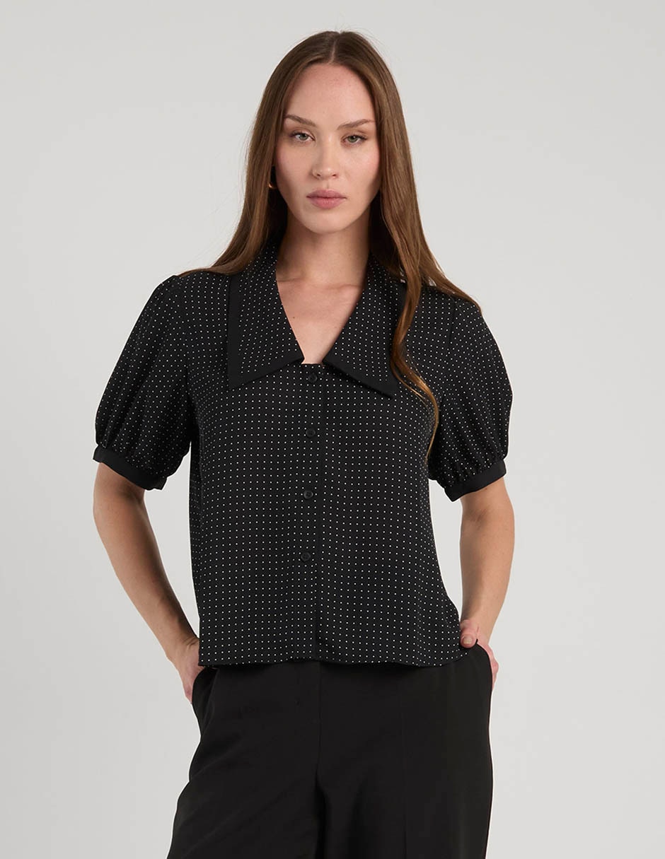 Blusa manga corta para mujer 1