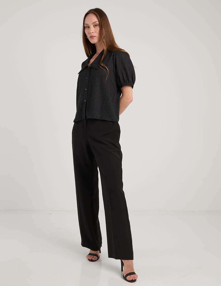 Blusa manga corta para mujer 8