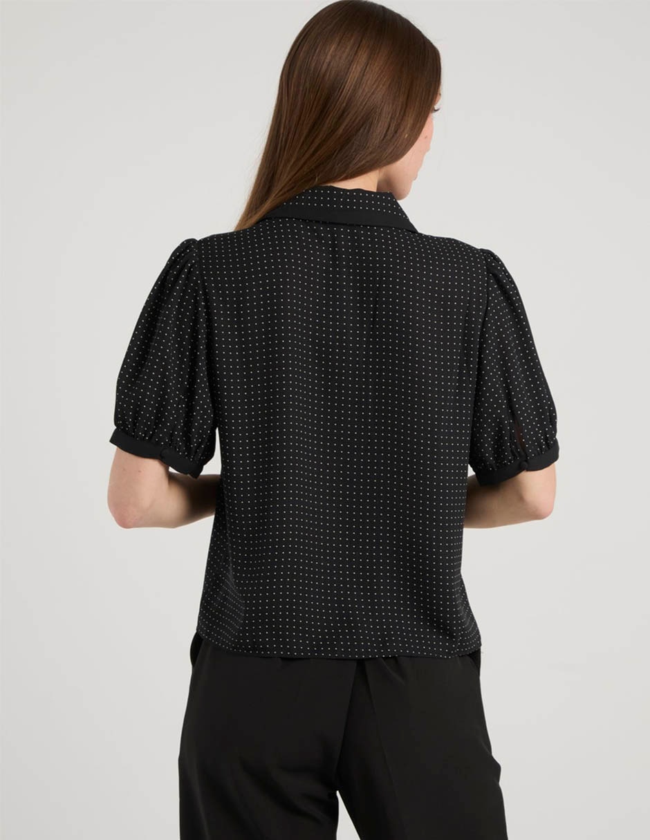 Blusa manga corta para mujer 11
