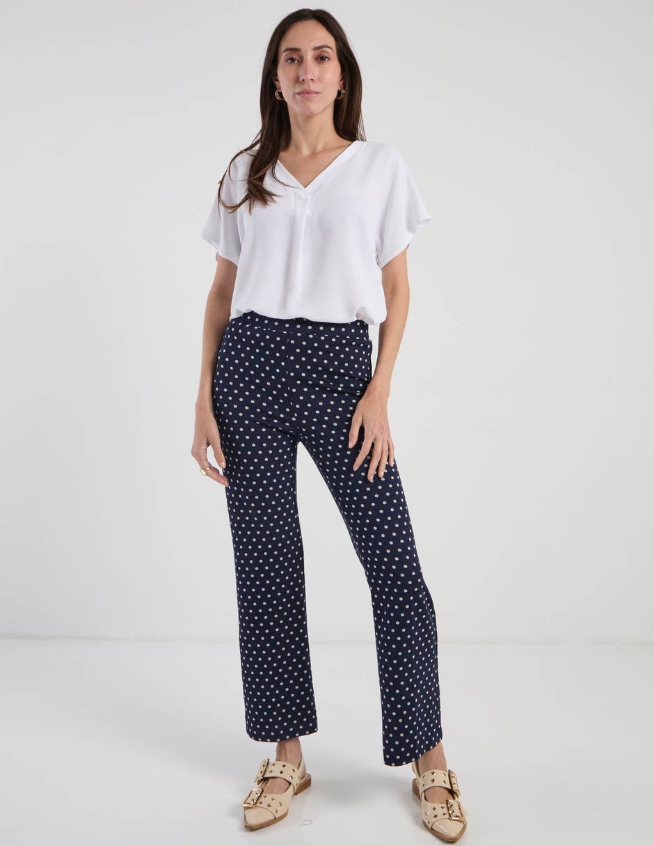 Pantalón relaxed Ann Taylor straight para mujer