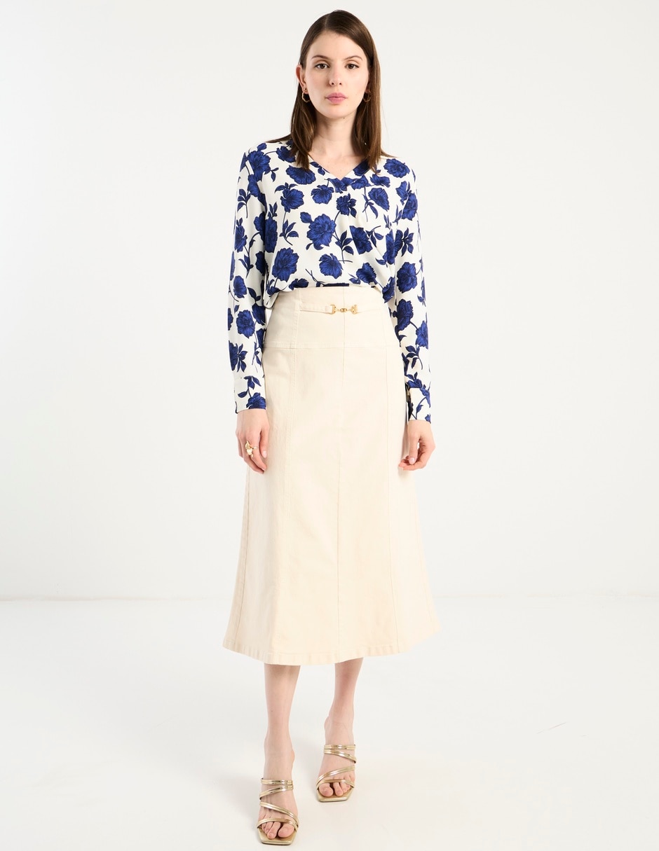 Falda crop a la cintura 2