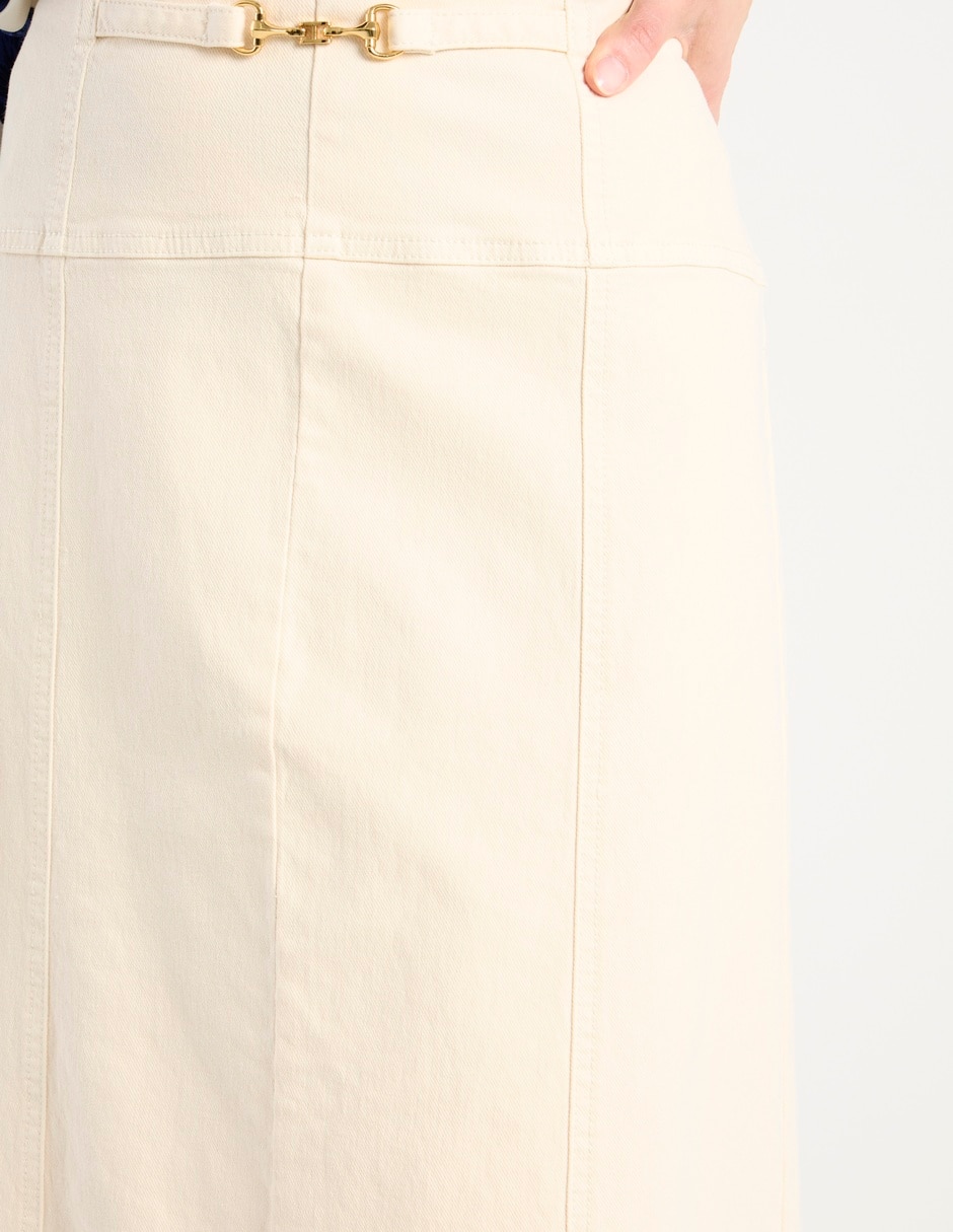 Falda crop a la cintura 5