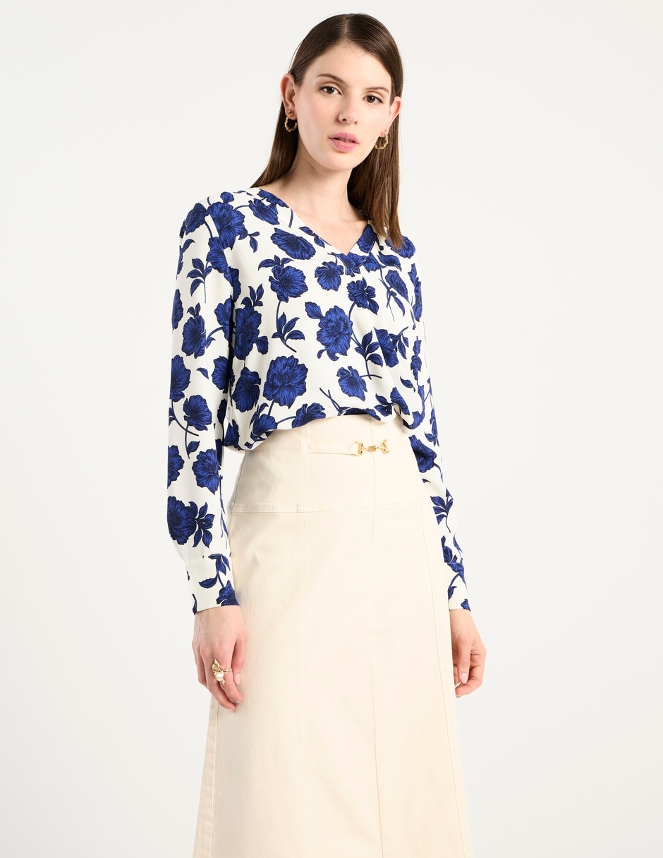 Blusa manga larga para mujer 1