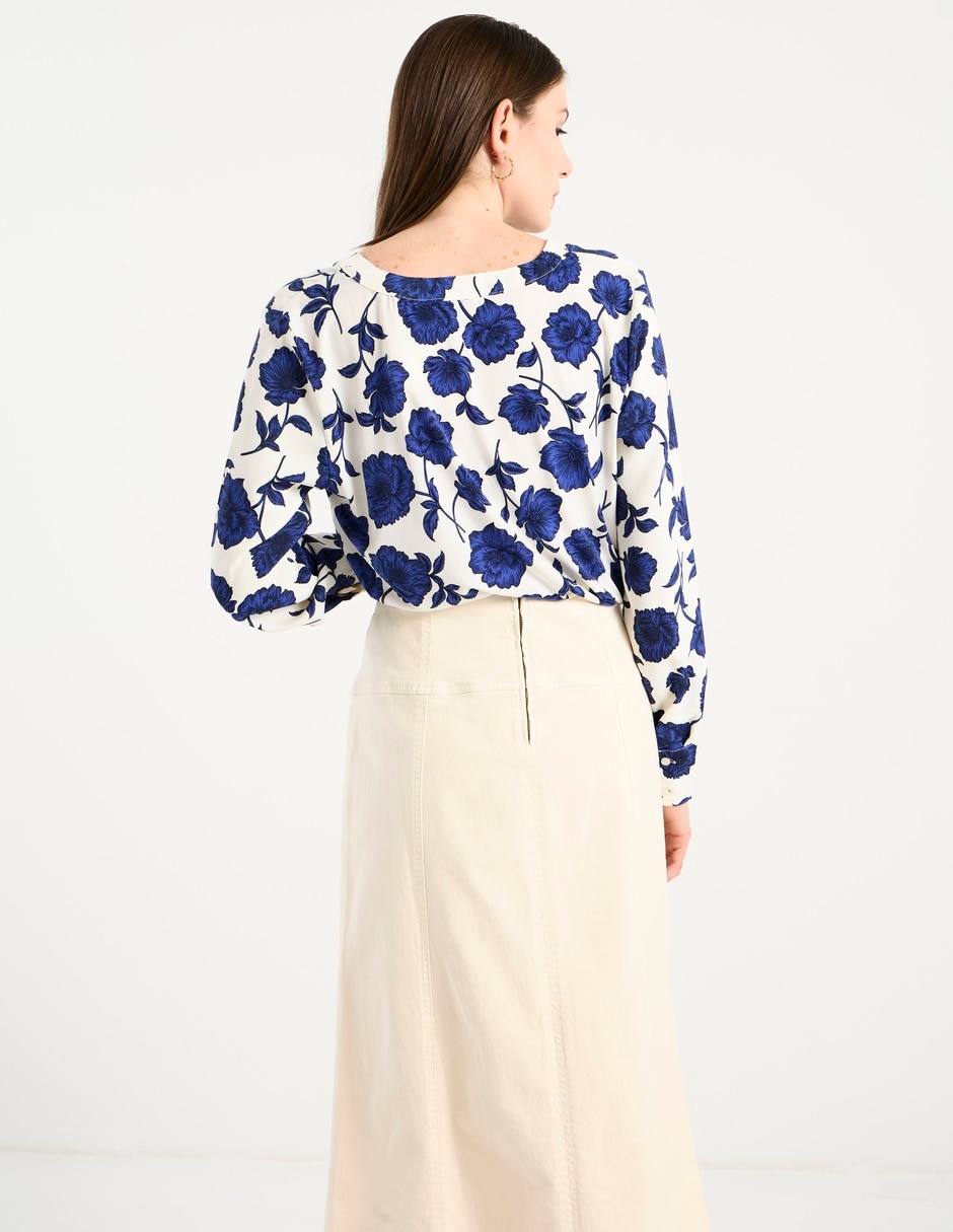 Blusa manga larga para mujer 12
