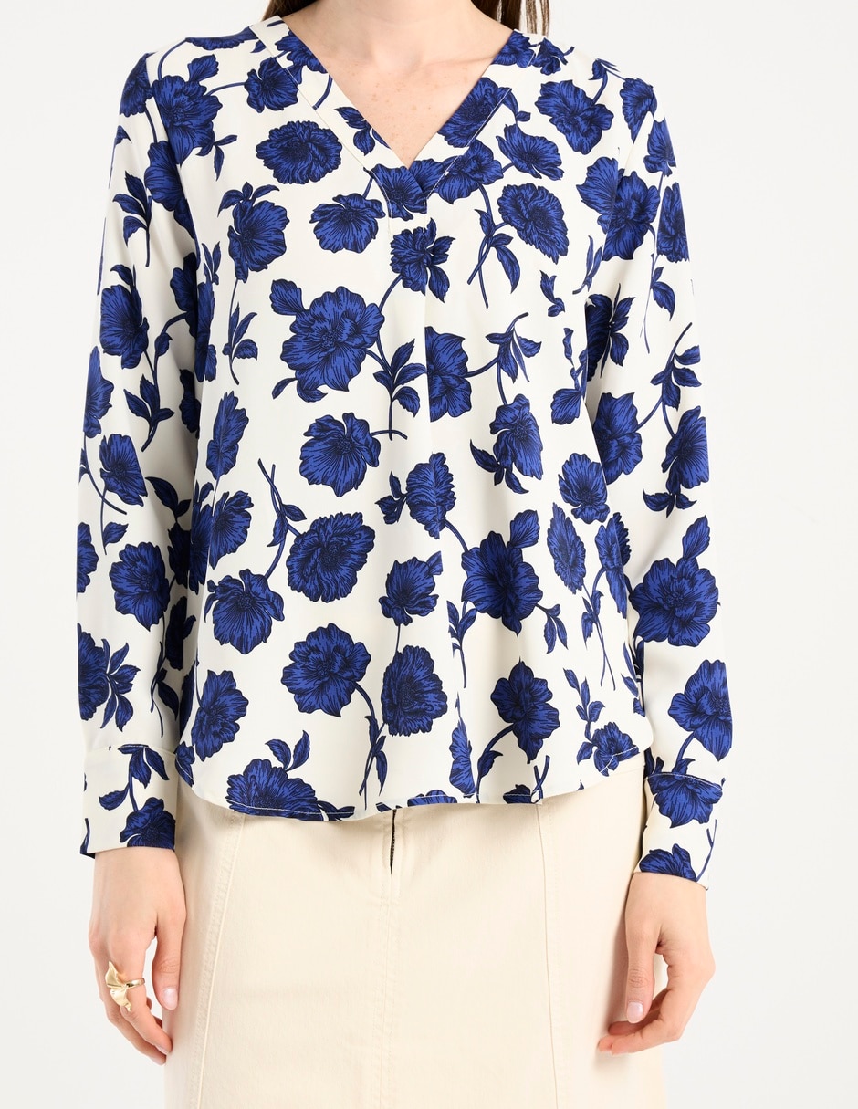 Blusa manga larga para mujer 13