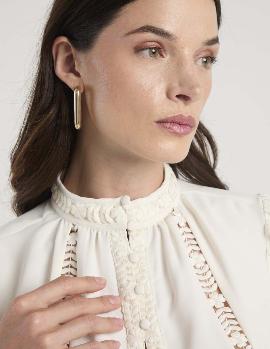 Blusa camisera manga larga para mujer 4